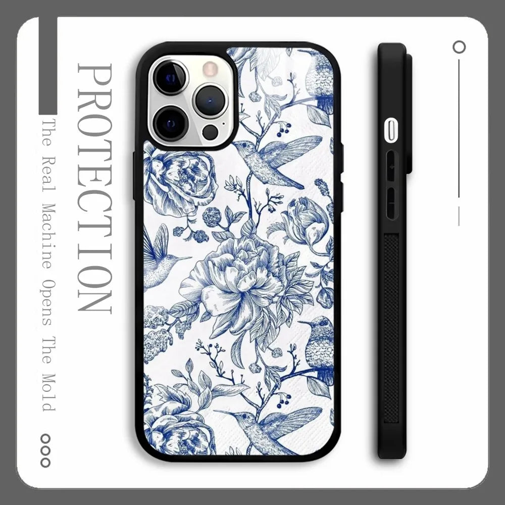Wildflower Swan Rabbit Dog Phone Case For IPhone 16 15 14 13 12 11 Pro Xs Max Mini Plus Celulares Hard Funda
