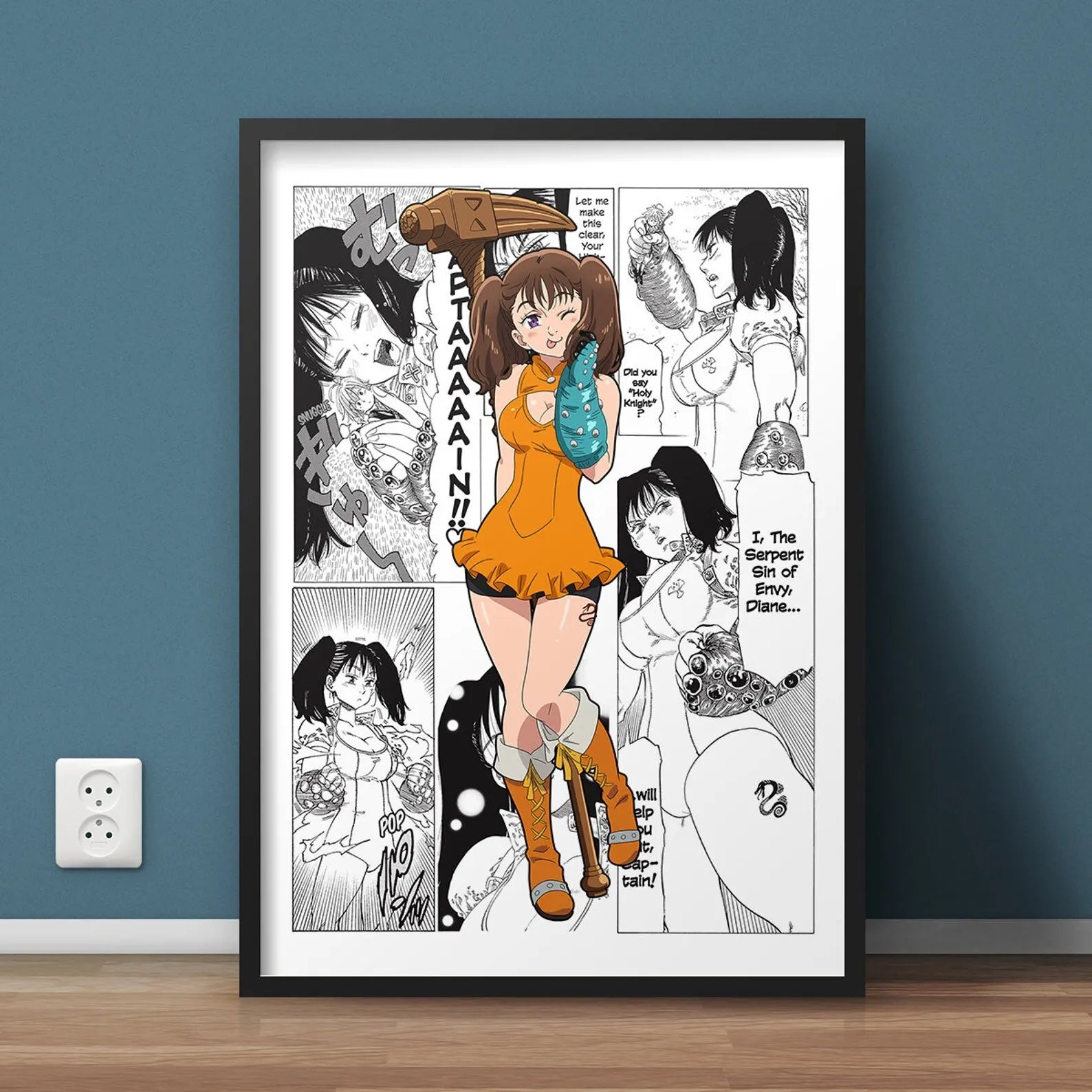 My Hero Academia Canvas Poster Anime Wall Art for Living Kids Room Decor