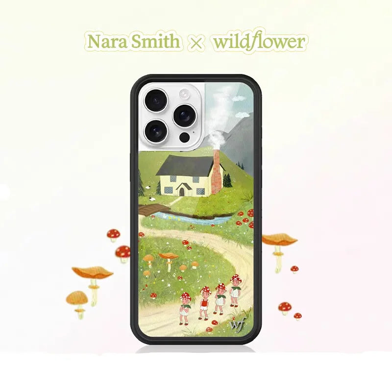 Wildflower Nara Smith Phone Case for Apple iPhone 12 13 14 15 16 Pro Max Plus 16pro 15pro House Pastoral wf Girl Cover Funda