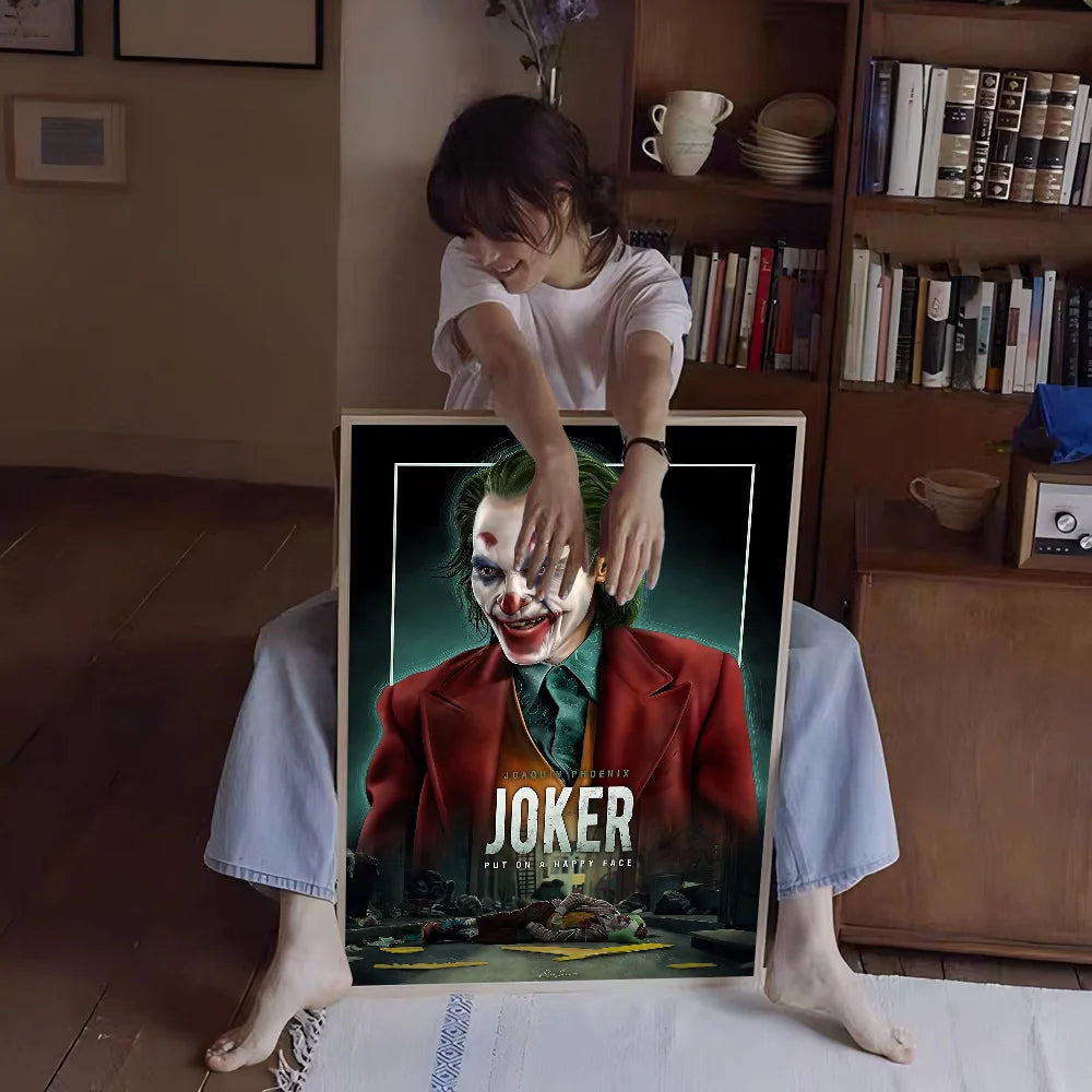 Joker Whitepaper Poster HD Quality Poster Wall Art Painting Study Room Wall Decor