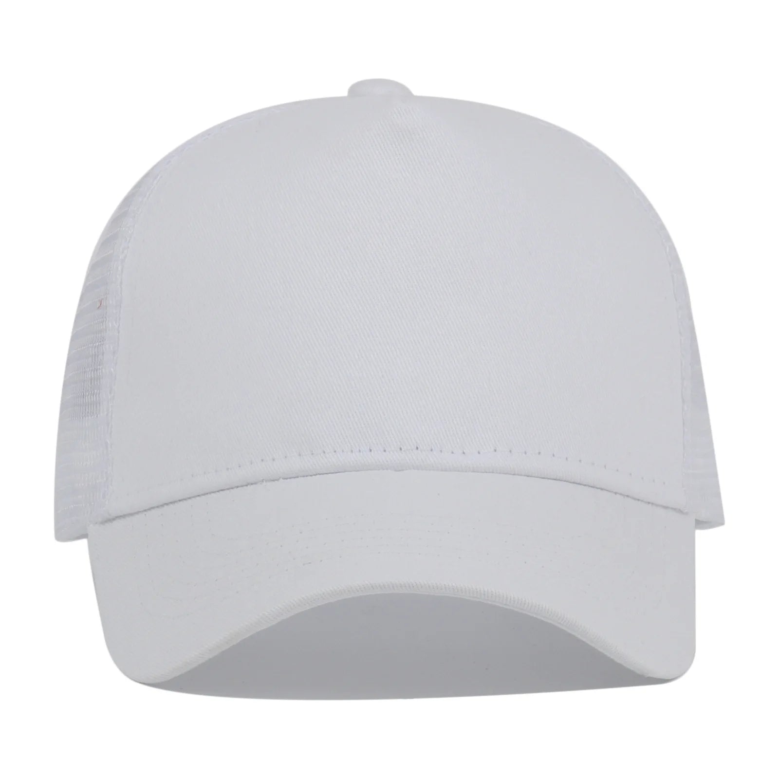 Custom Logo 5 Panel Baseball Cap For Women Men Cotton Embroidery Print Text Trucker Dad Hat Summer Outdoor Casual Mesh Hats