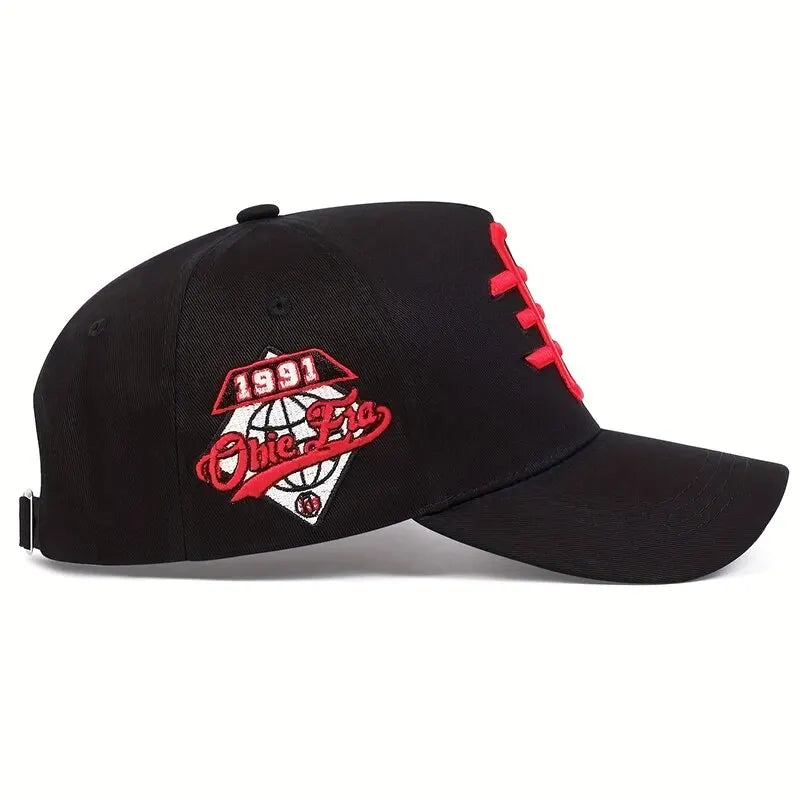 Unisex OE Embroidery Side 1991 Snapback Baseball Caps Spring and Autumn Outdoor Adjustable Casual Hats Sunscreen Hat