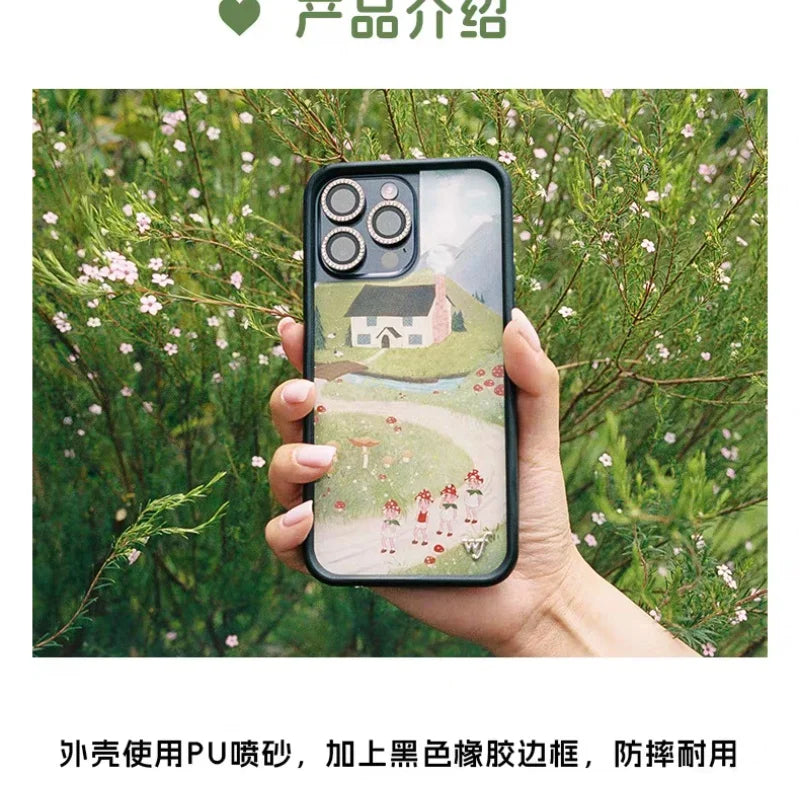 Wildflower Nara Smith Phone Case for Apple iPhone 12 13 14 15 16 Pro Max Plus 16pro 15pro House Pastoral wf Girl Cover Funda
