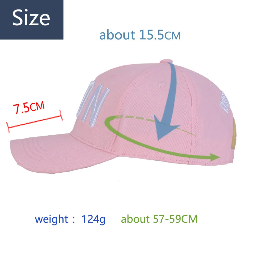 DSQICOND2 Brand 100% Cotton Baseball Caps ICON Letters High Quality Cap Men Women Customer Design Hat Black Cap Dad Hats