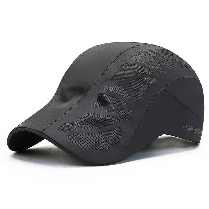 Men Visors Summer Quick Drying Waterproof Snapback Peaked Cap Women Sun Hat Letter Printing Kpop Fashion Breathable Adjustable