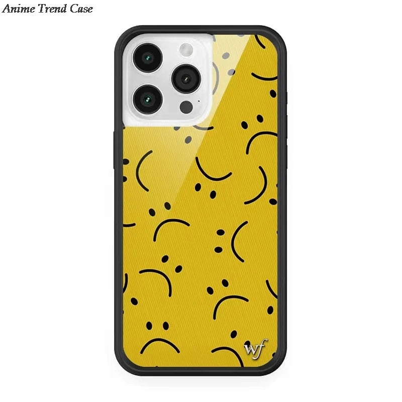 Wildflower 3D Wonderland Rabbit Phone Case for iPhone 16 15 14 13 12 Pro Max Plus 15plus Gemstone WF metal Logo Cover Funda