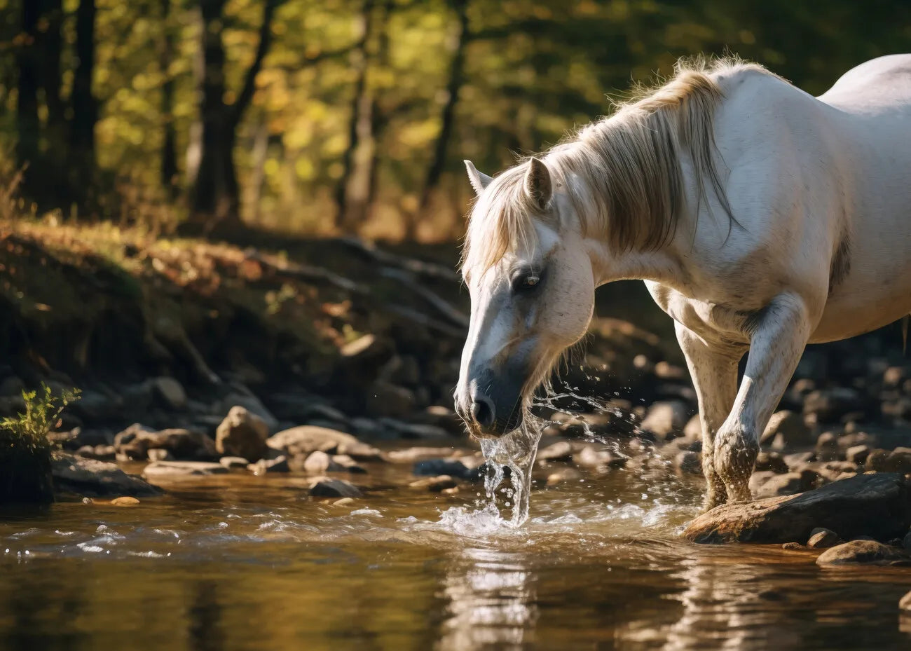 Wild Animals Horse Canvas Poster Painting Modern Horse Portrait Modern Poster and Wall Art Picture for Living Room Home Decor