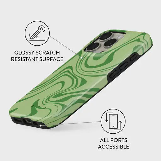 Funky Sensation BURGA Phone Case for iPhone 16 15 14 13 12 11 X XS XR XSMAX 7 8 Pro Max Plus Luxury Double-layer Back Cover