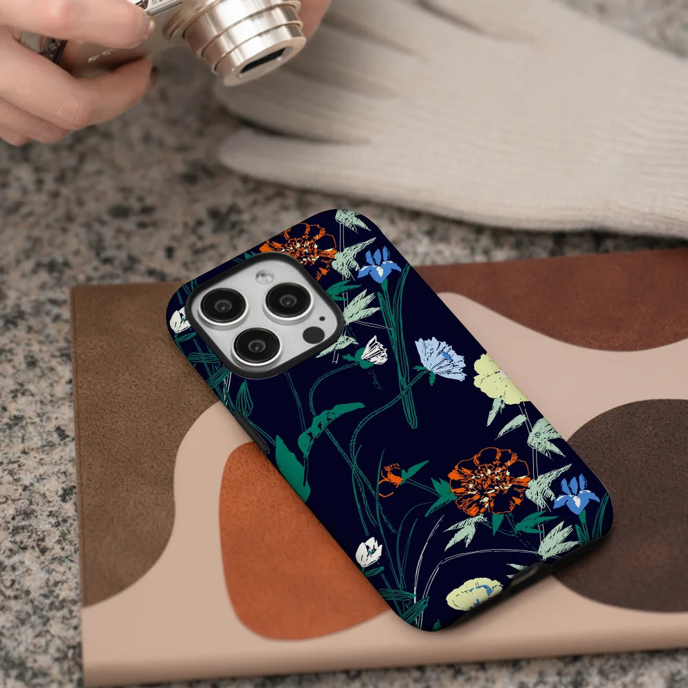watercolor flowers Phone Case Phone Case Film shell For iPhone 16 15 14 13 12 11 Pro Max Plus