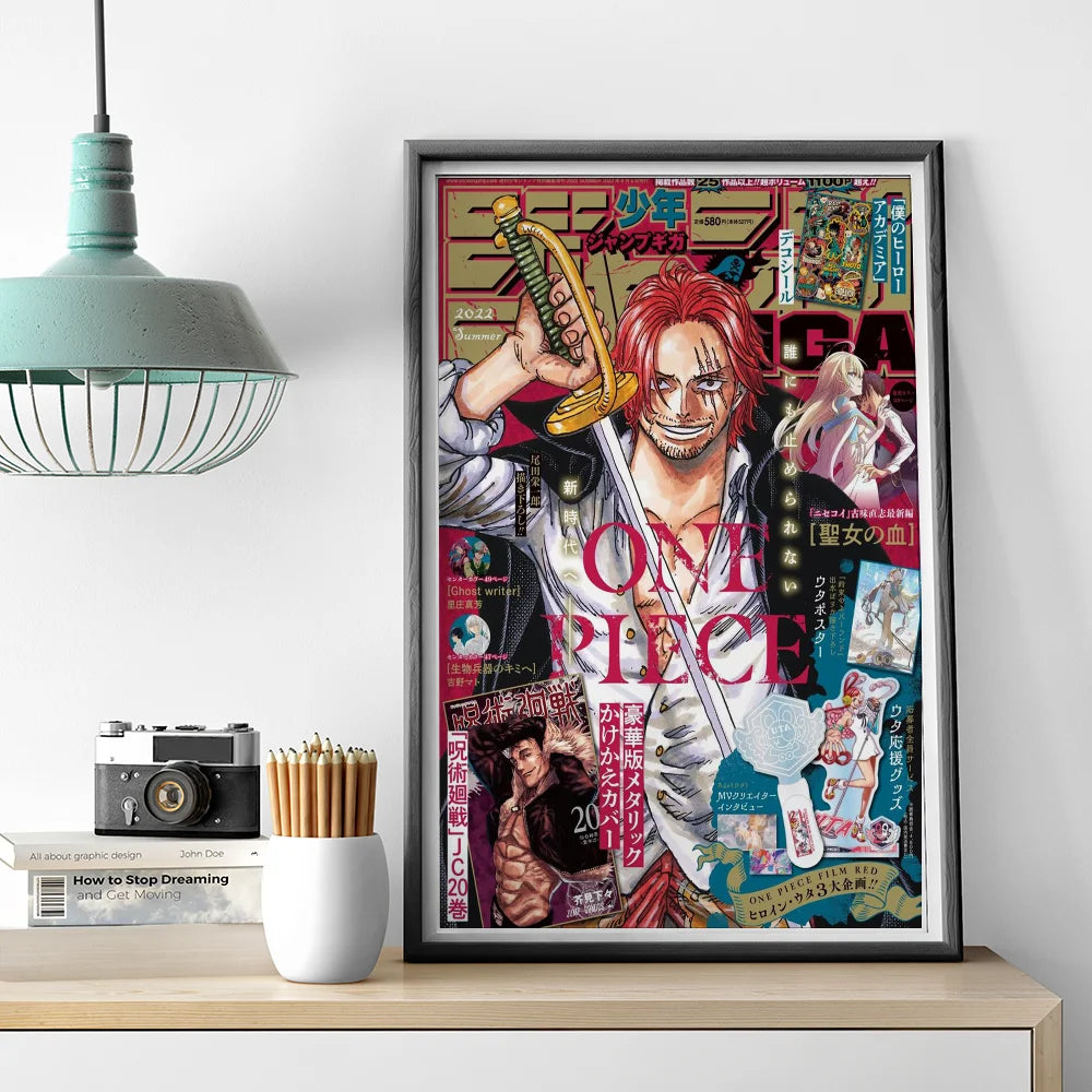 1pc One Piece Poster HD Posters Home Room Bar Cafe Decor Art Wall Painting Picture