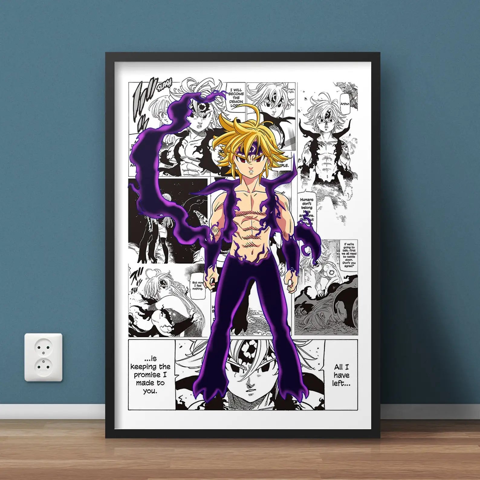 My Hero Academia Canvas Poster Anime Wall Art for Living Kids Room Decor