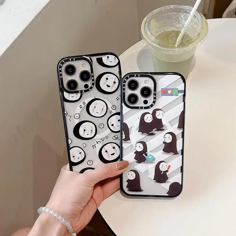 Cute Classic Anime Suitable for Apple iPhone 15 ProMax Magnetic Phone Case 13 Trendy Brand Wireless Charging 14pro