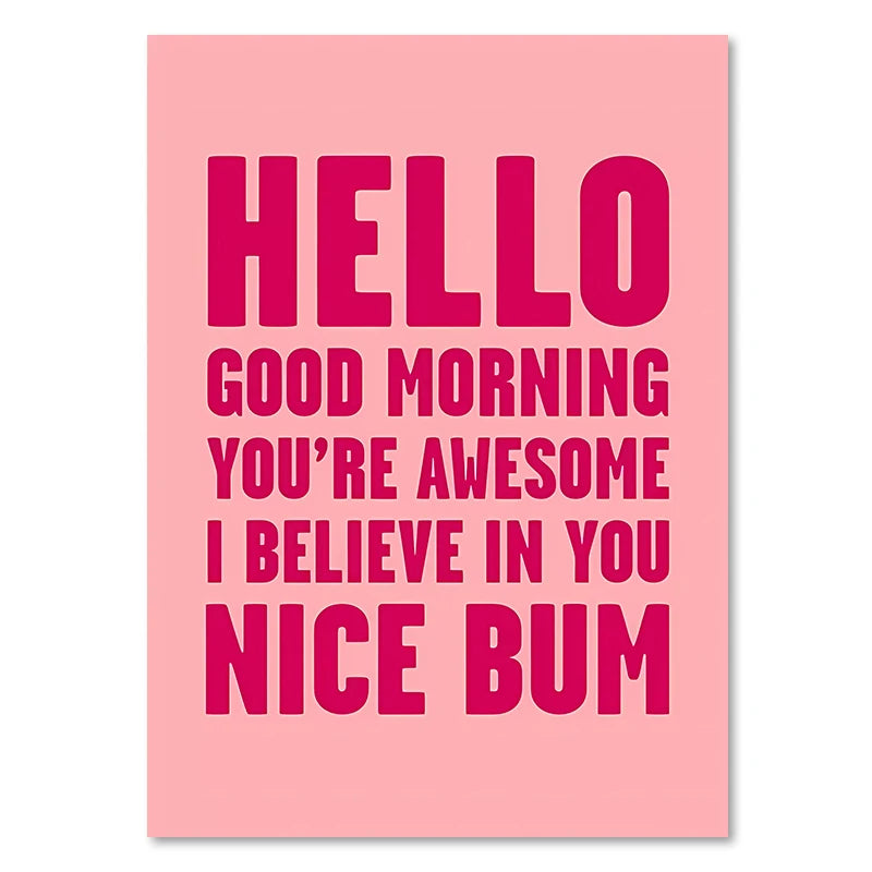 Funny Quote Art Poster Pink Makeup Prints Bedroom Home Decor Modern Inspirational Girl Power Dot Self Care Wall Canvas Painting