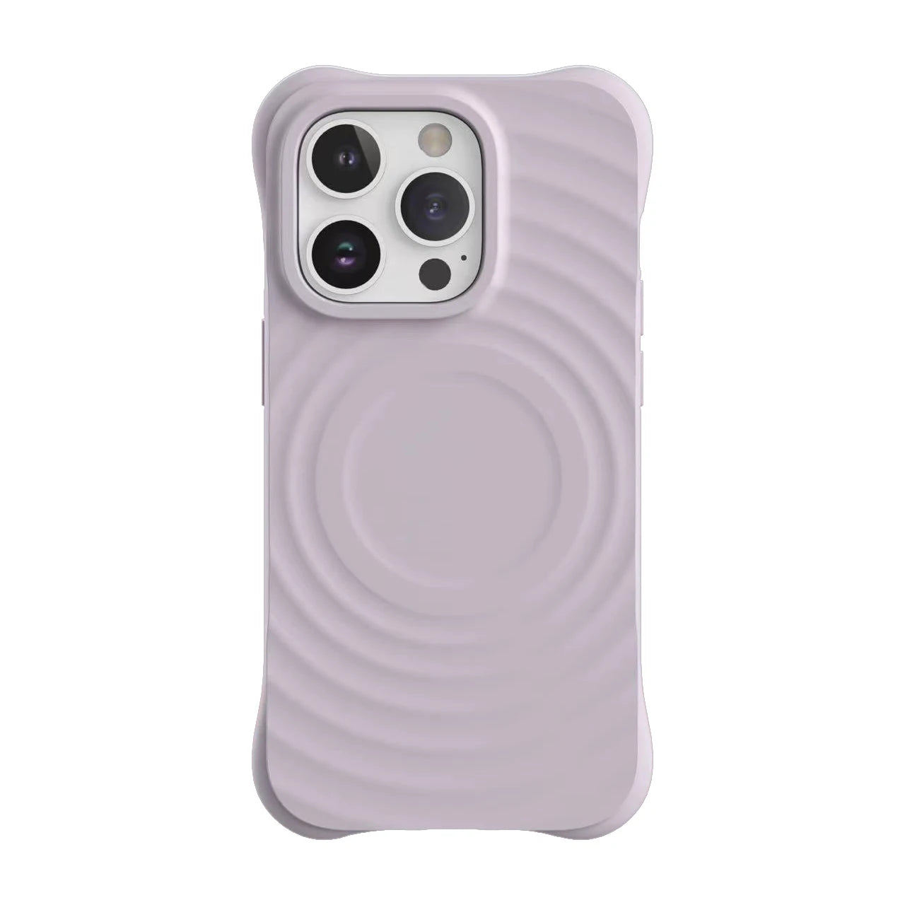 Wave Solid Color Silicone Phone Case With MagSafe For iPhone 16 15 14 13 Pro Max Plus Simple Celebrity Same Style Phone Case