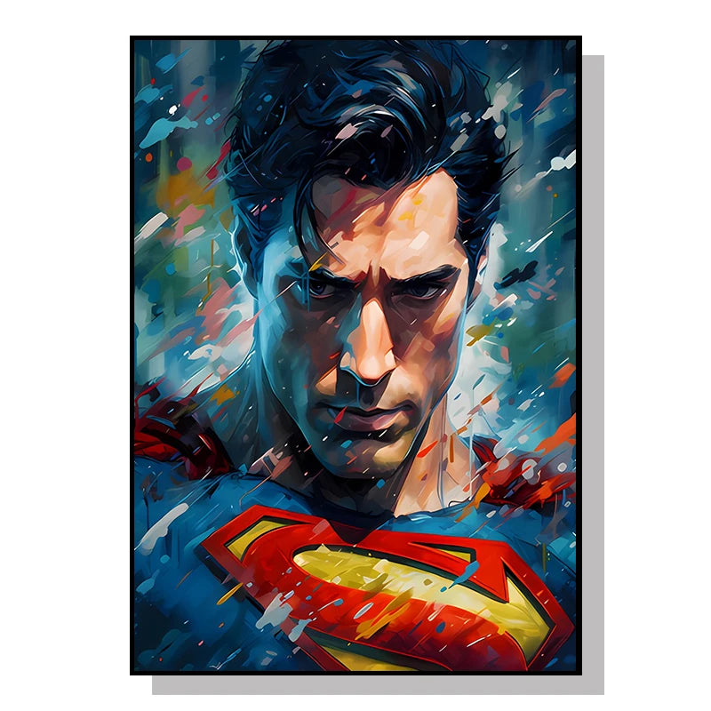 Marvel Movie Canvas Art Poster Anime Super Hero SpiderMan Iron Man Canvas Painting Home Wall Decor Prints and Children's Gifts