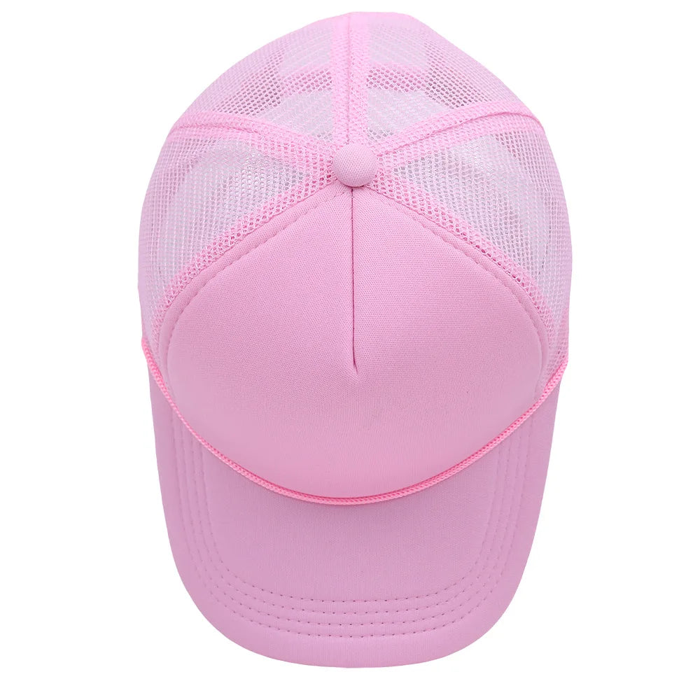 Customized Logo Summer Baseball Caps Men Mesh 5 Panel Cheaper Trucker Hats Outdoor Sport Snapback Caps Women Sun Dad Hat Gorras