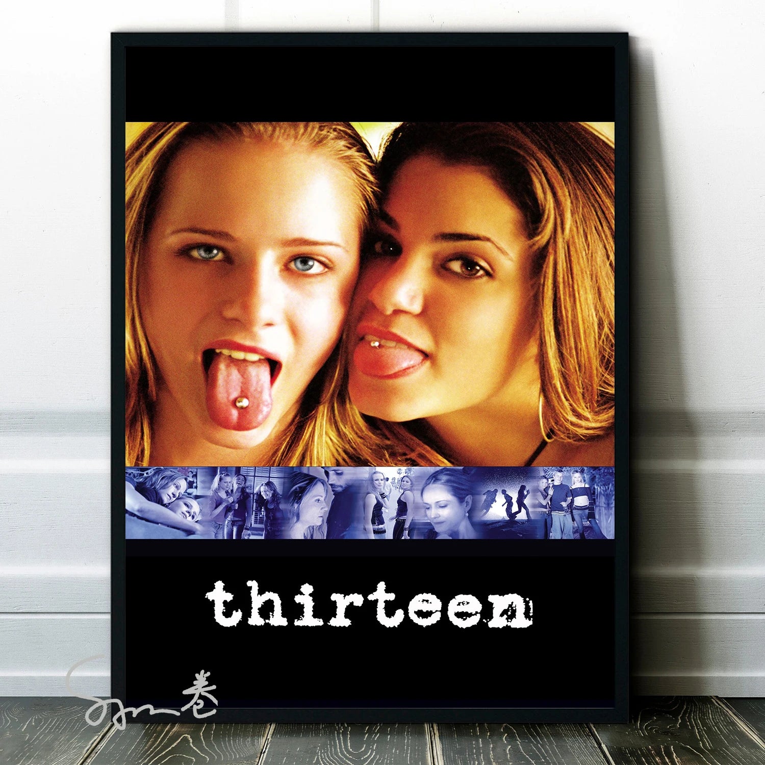 Thirteen Movie Film Poster Canvas Printing Teenage Movie Thirteen Wall Art Decor Home Room Cinema Aesthetic Wall Decoration Gift