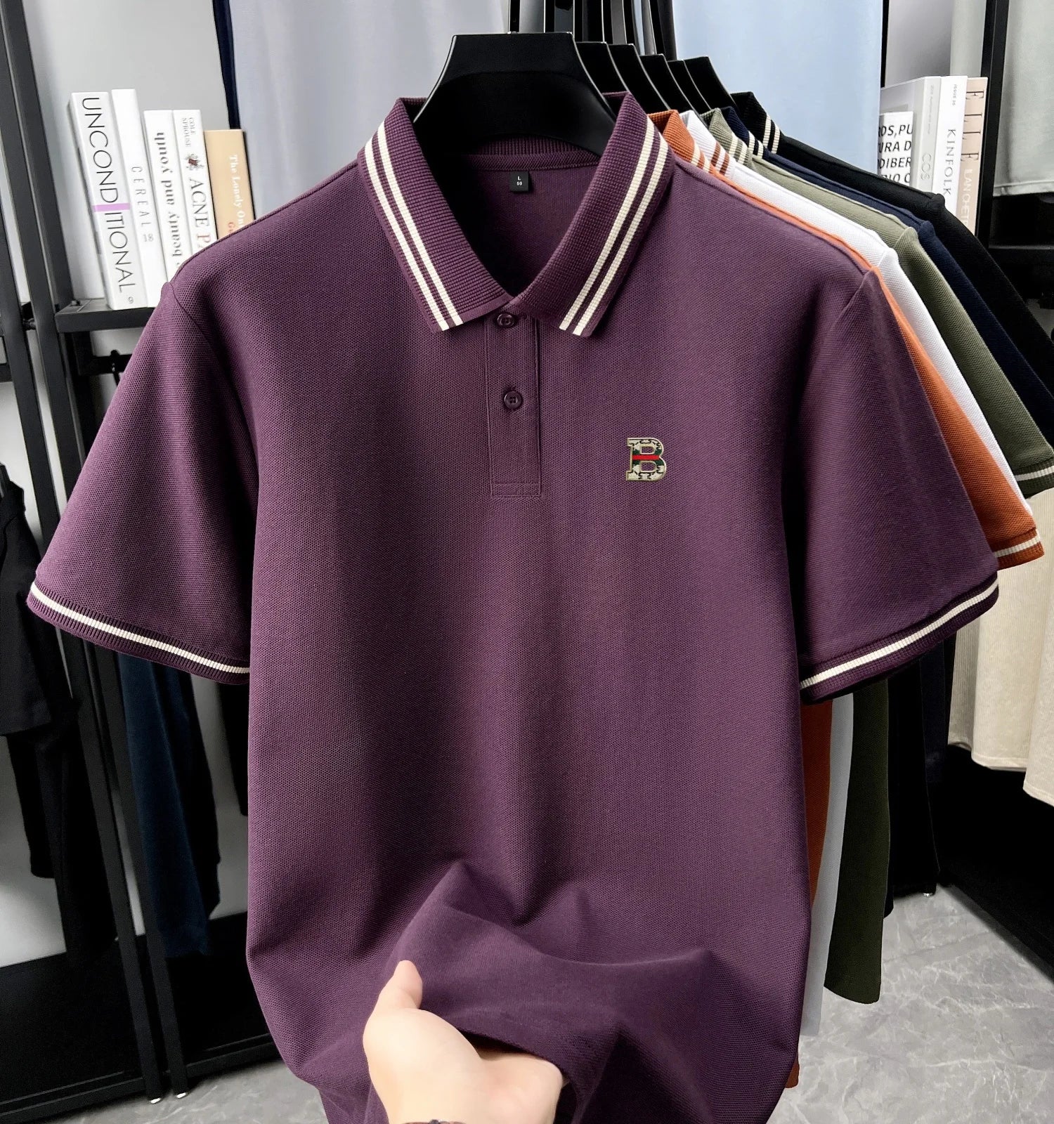 100% pure cotton summer mens custom relief design short sleeve new fashion hot selling polo shirt breathable comfort T-shirt top