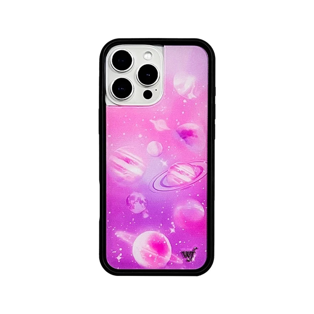 Wildflower strawberry Phone Case for iPhone 12 13 Pro 14 Pro 15 plus 16 promax Cover WF Leopard Print Cherry Cute Cartoon Cover