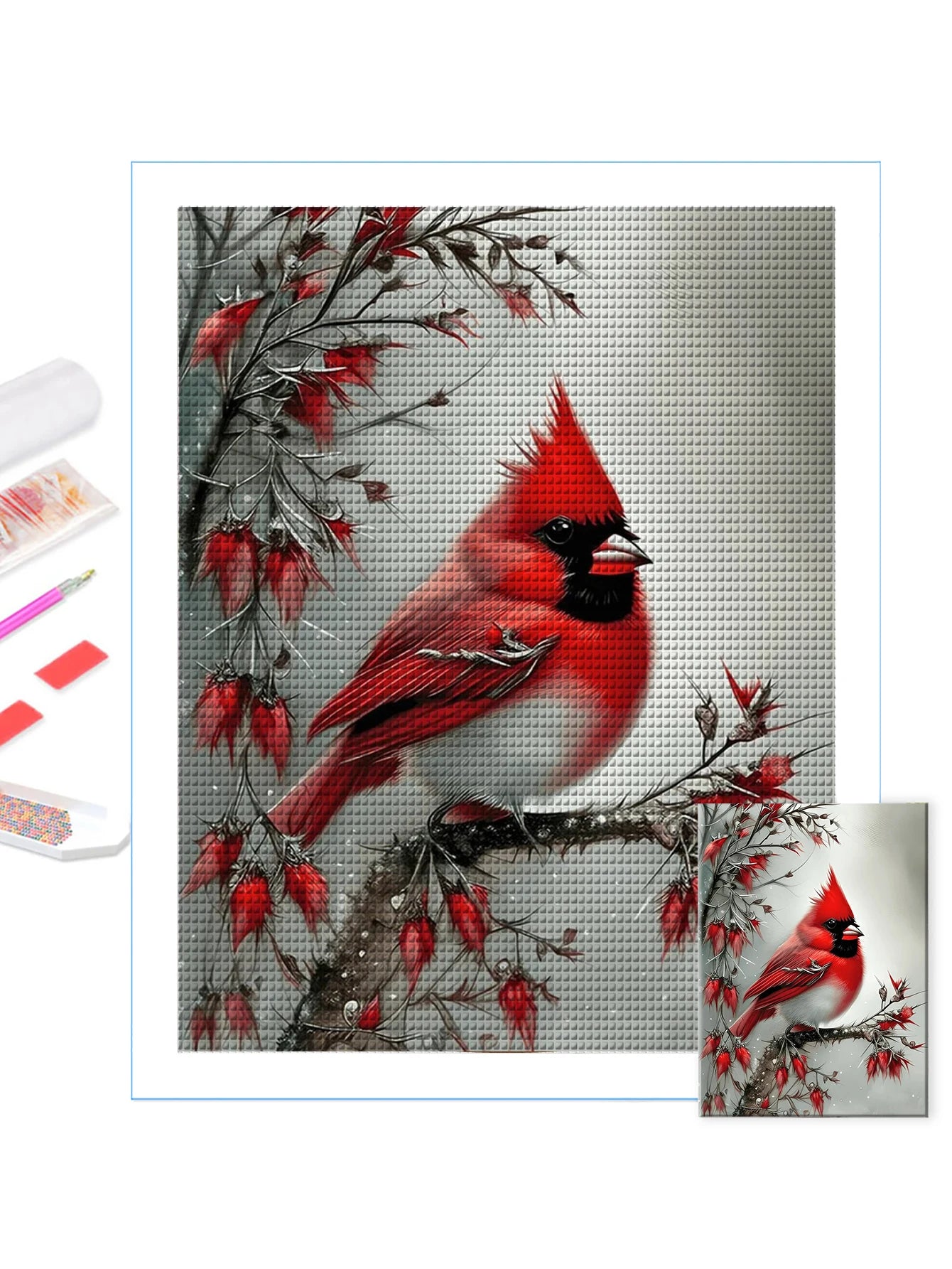 The Bird On The Branch Personality DIY Full Drill Diamond Decorative Painting