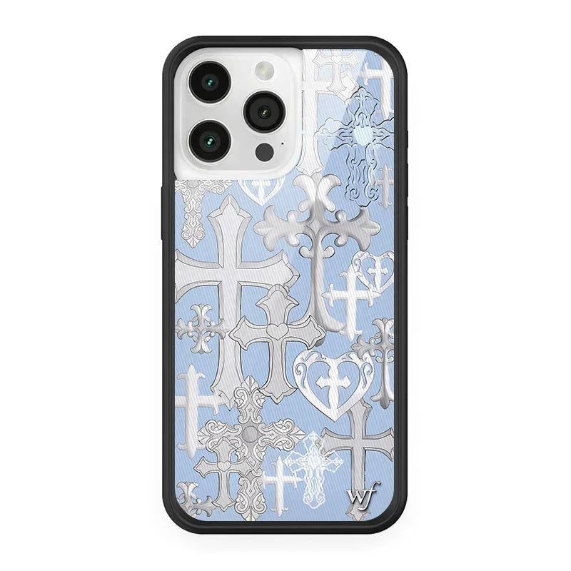 Fashion Wildflower Cartoon Swans Phone Case for iPhone 13 Pro 14 pro 15 Max 16 pro max 12 Cute Puppy WF Deer Cherry Protection
