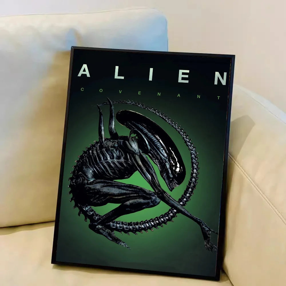 Movie a-Alien Romulus Anime Posters Sticky Whitepaper Prints Posters Artwork Kawaii Room Decor