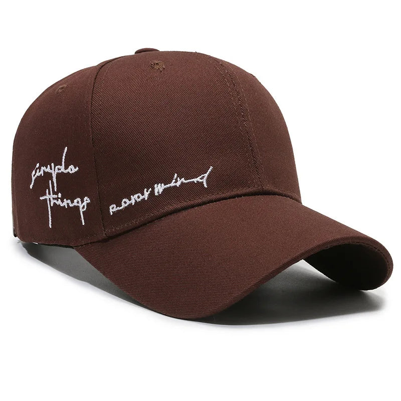 New Embroidery Baseball Cap For Men Women Hat Solid Sunscreen Baseball Hats Cotton Outdoor Sport Running Visor Casual Cap
