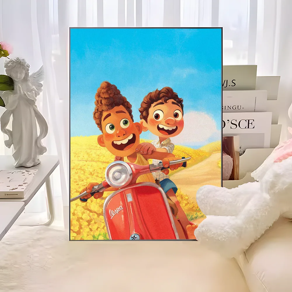 L-LUCA Movie Anime Posters Sticky HD Quality Wall Art Retro Posters for Home Kawaii Room Decor