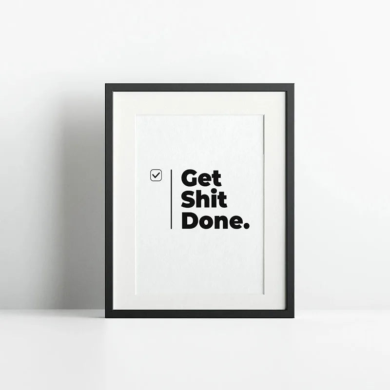 1pc Inspirational Quote Poster Wall Art Motivational Message Unique Gift Idea Poster Minimalistic Home Office Decor
