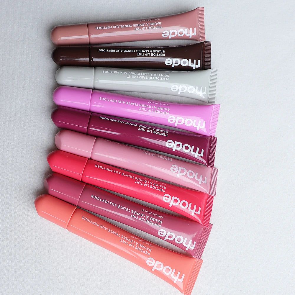 Brand NEW Rhode Fashion Color Lipstick Vanilla Portable Lip Gloss Holder Hot INS Lipstick Salted Caramel Lip Protect Glossy Oil