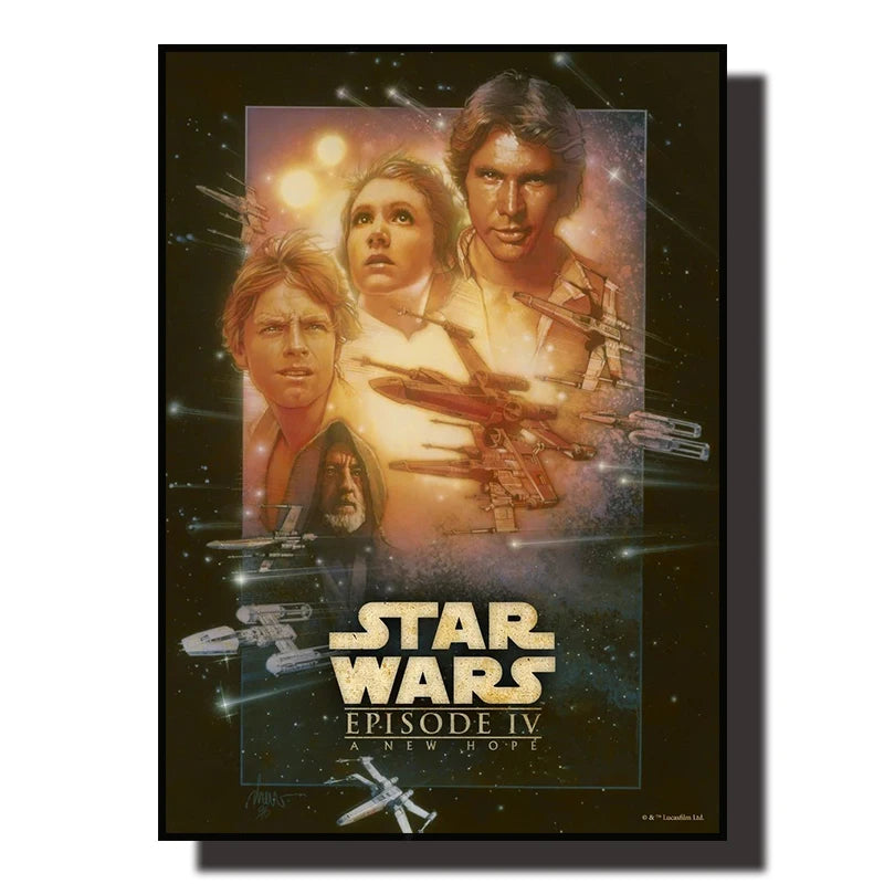 Star Wars Canvas Decorative Painting Movie Art Mural Retro Poster Modern Home Wall Decoration Gift and Printing Aesthetic