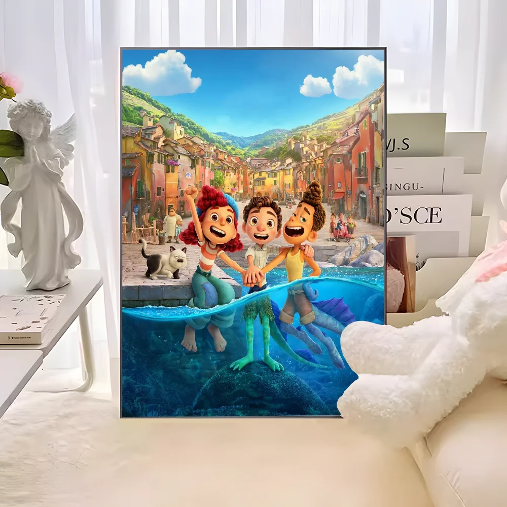 L-LUCA Movie Anime Posters Sticky HD Quality Wall Art Retro Posters for Home Kawaii Room Decor