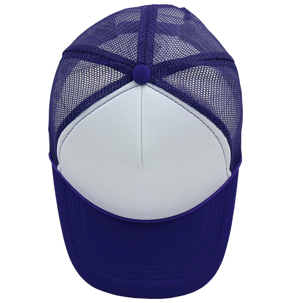 Customized Logo Summer Baseball Caps Men Mesh 5 Panel Cheaper Trucker Hats Outdoor Sport Snapback Caps Women Sun Dad Hat Gorras