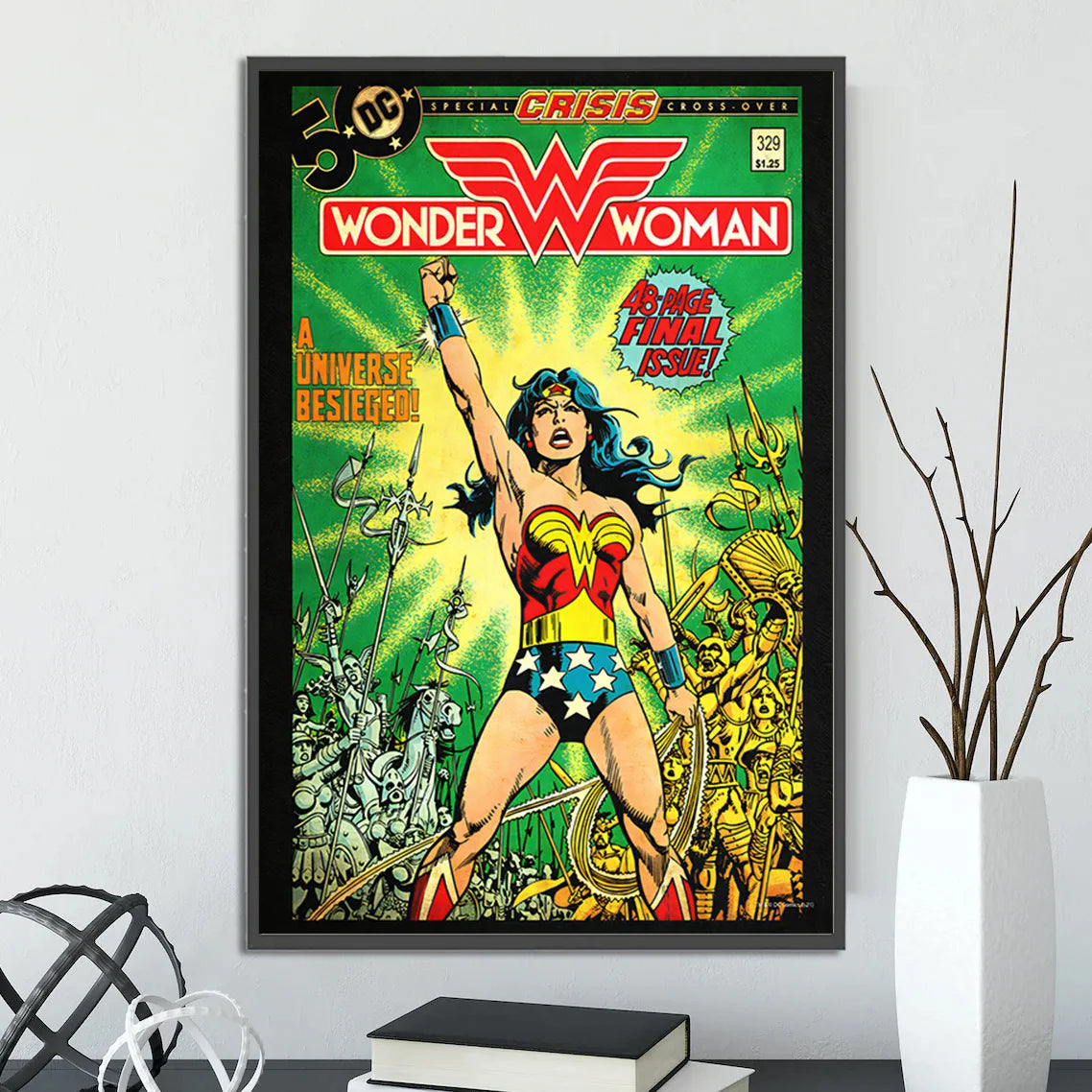 Batman Self-adhesive Poster Movie Wallpaper Figures Home Decoration Painting Wall Art DC Classic Covers Room Decor Kids Gift
