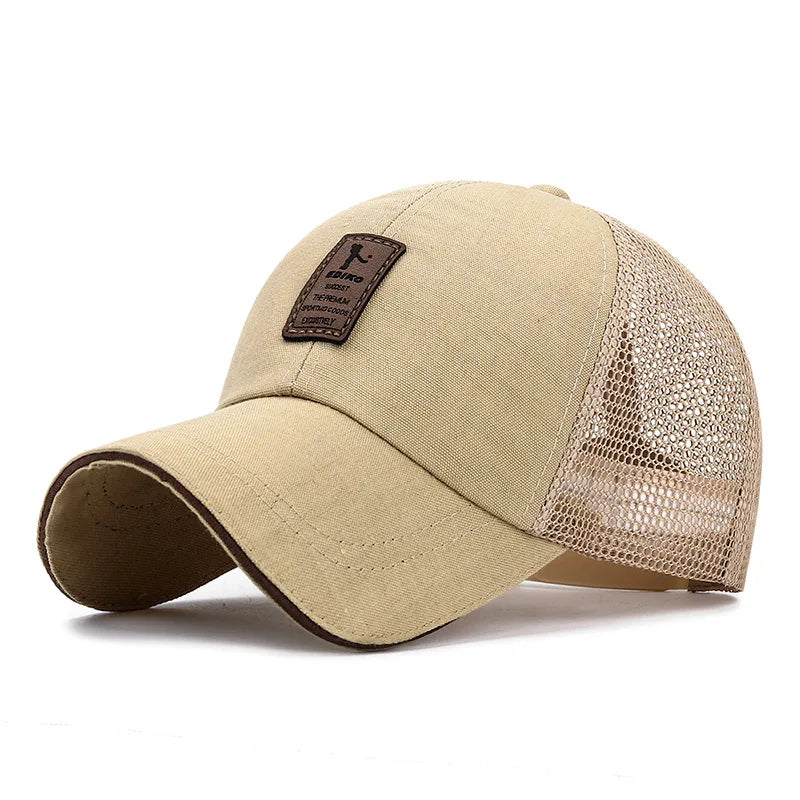 2024 Sports Baseball Cap Summer Long Visor Brim Shade Sun Hats Mens Snapback Hats Peaked Cap Outdoor Baseball Cap Bone Gorras