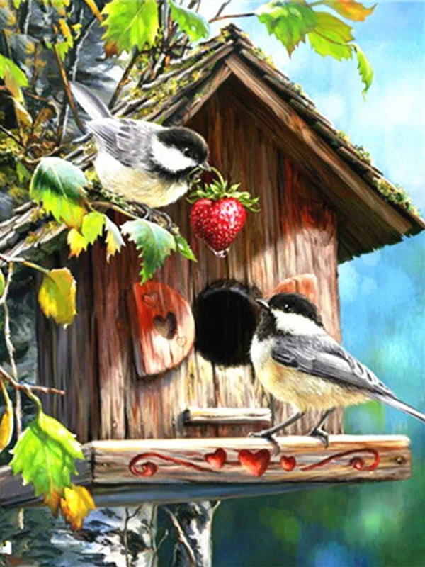 The Bird On The Branch Personality DIY Full Drill Diamond Decorative Painting