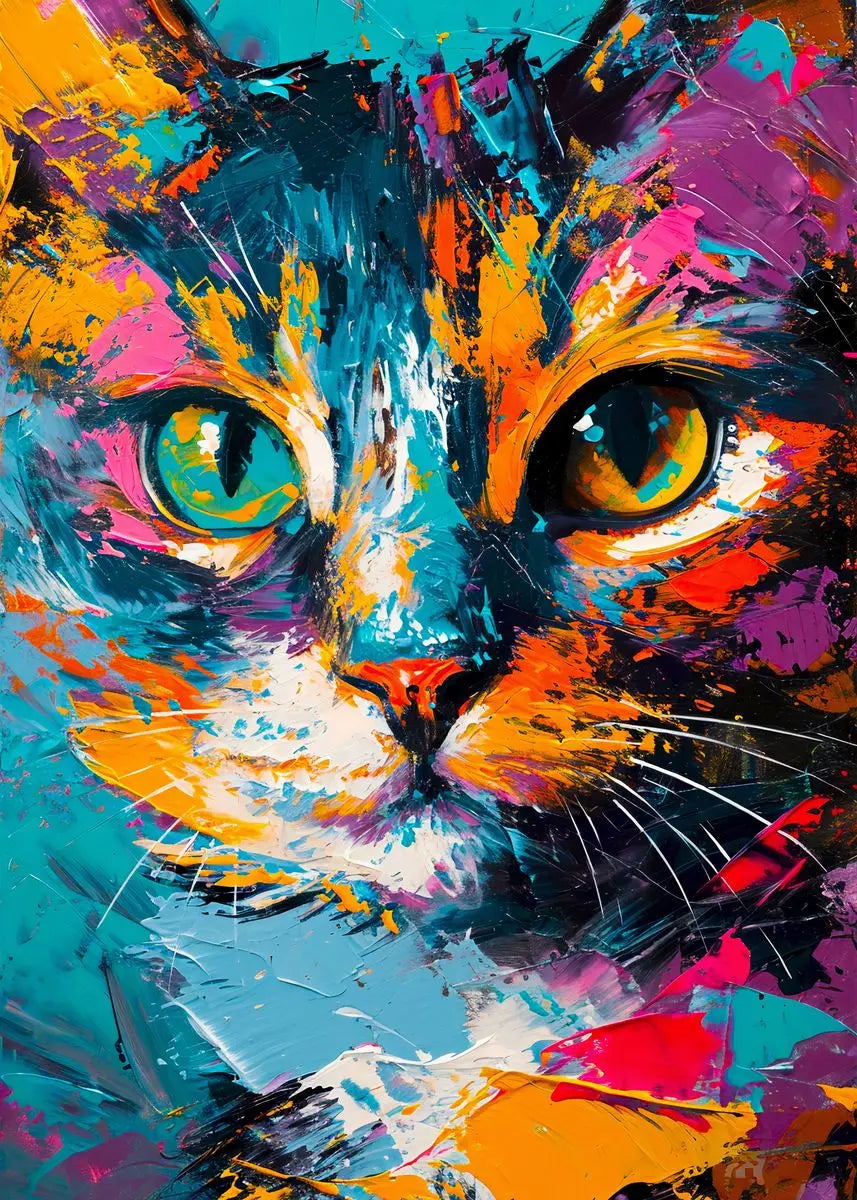 Abstract Animals Lion Tiger Wolf Graffiti Art Canvas Painting Colorful Animal Wall Art Poster Prints Pictures Living Room Decor