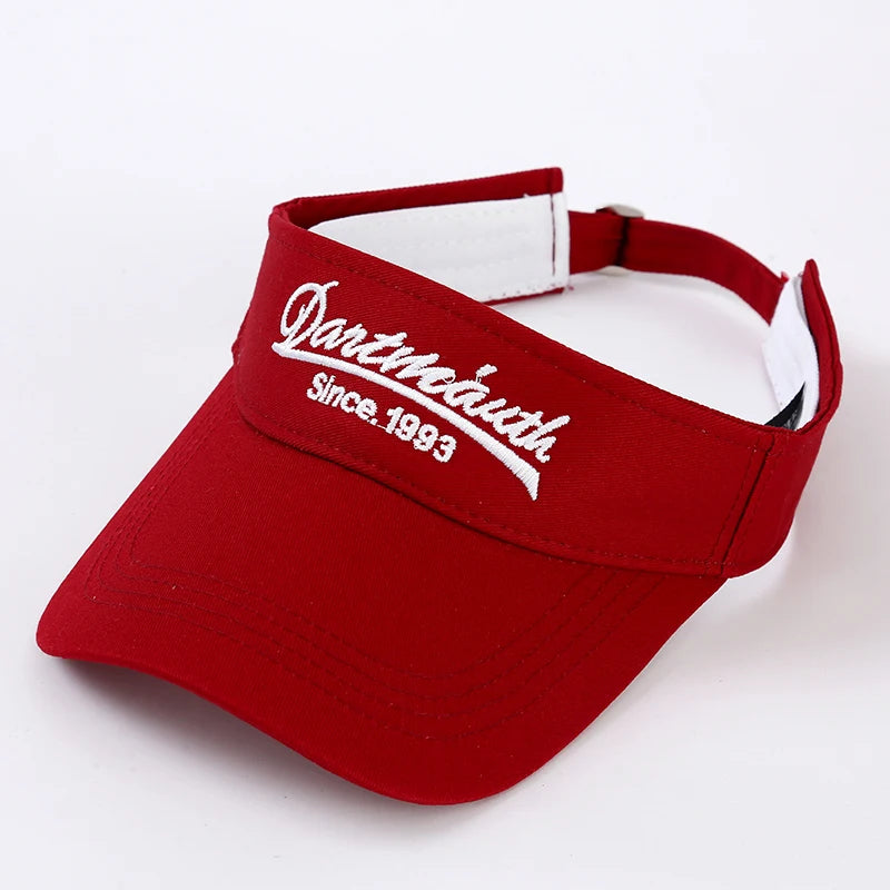 Summer Sun Hats Men Women Cotton Adjustable Visor UV Protection Top Empty Sport Tennis Golf Running Sunscreen Baseball Cap