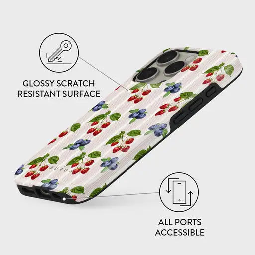 Picnic Basket BURGA Phone Case for iPhone 16 15 14 13 12 11 X XS XR XSMAX 7 8 Pro Max Plus Luxury Double-layer Back Cover