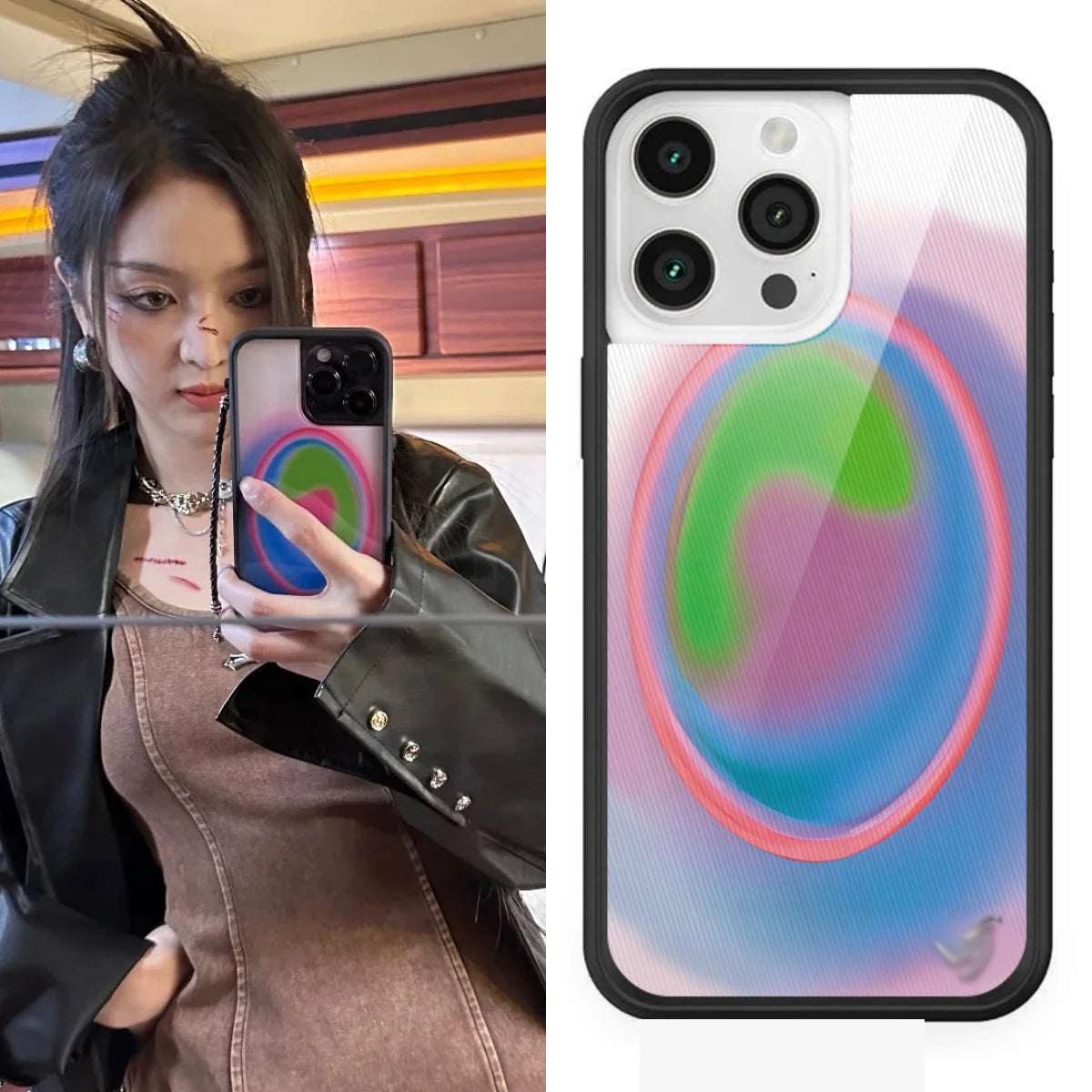 Wildflower 3D Ins Strawberry cherry Phone Case for iPhone 15 14 13 Pro Max 13pro 14pro 15pro WF Cute Cartoon Cover Funda
