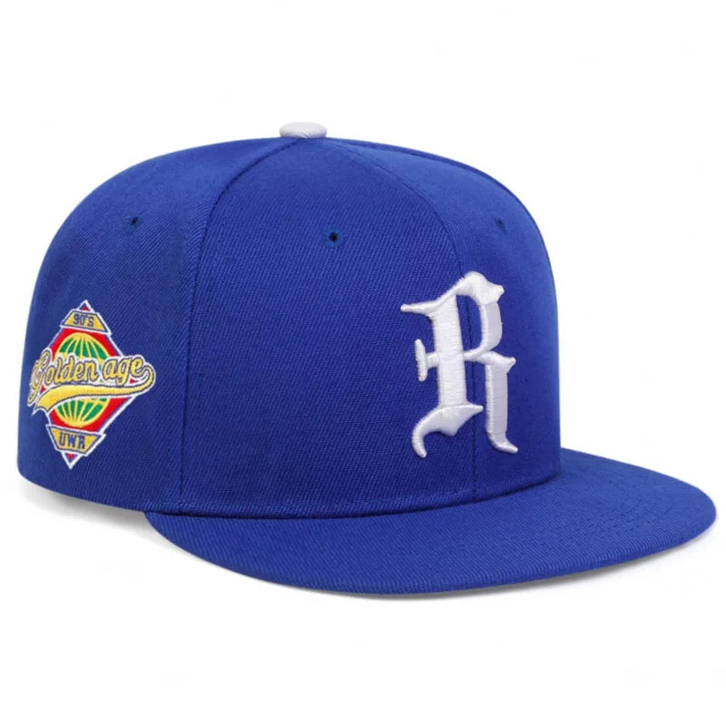 Gothic Letter R Embroidery Hip-hop Hats Spring and Autumn Outdoor Adjustable Casual Baseball Caps Sunscreen Hat