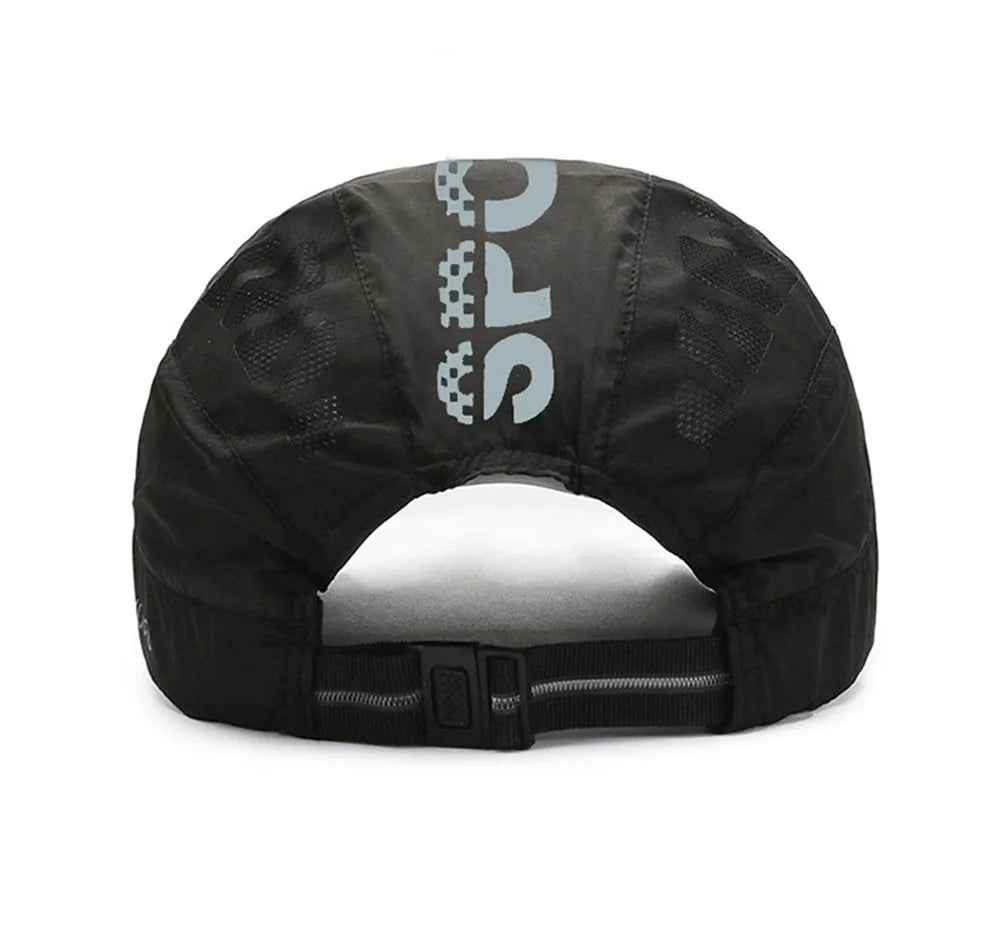 Men Visors Summer Quick Drying Waterproof Snapback Peaked Cap Women Sun Hat Letter Printing Kpop Fashion Breathable Adjustable