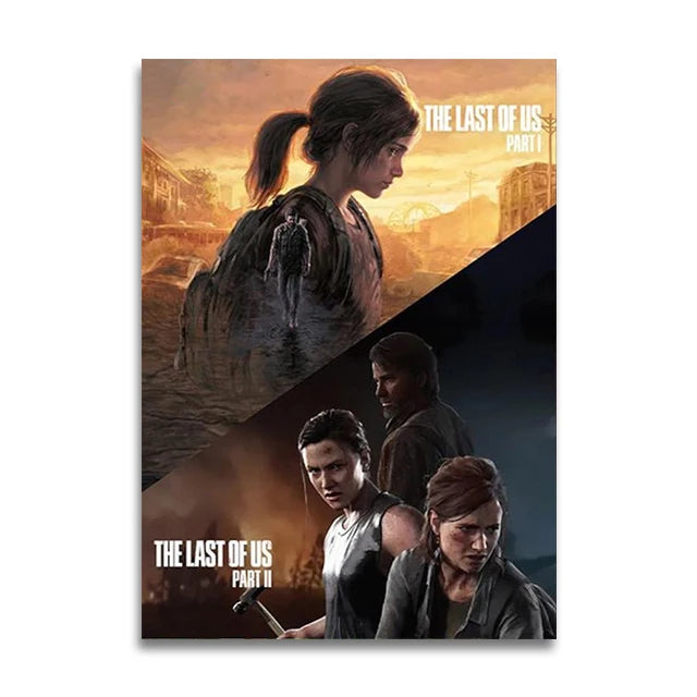 KSUMRET Movie Game Canvas Wall Art Print Poster Decorative Painting Modern Home Decor Give Movie Gift Unframed