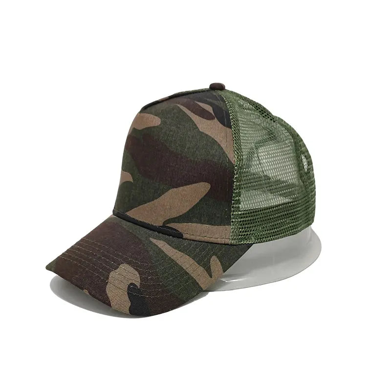 Wholesale Hat Men's Baseball Caps Unisex Casual Decorative Travel Hats Adult Tennis Caps Mesh Hats Custom Embroidery Print Logo