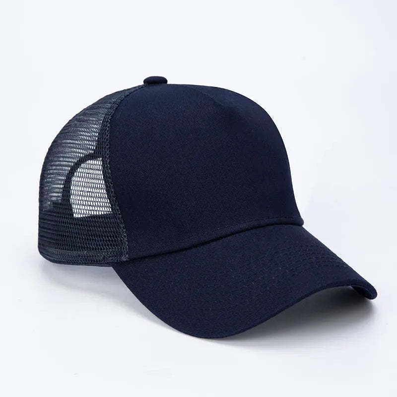 Wholesale Hat Men's Baseball Caps Unisex Casual Decorative Travel Hats Adult Tennis Caps Mesh Hats Custom Embroidery Print Logo