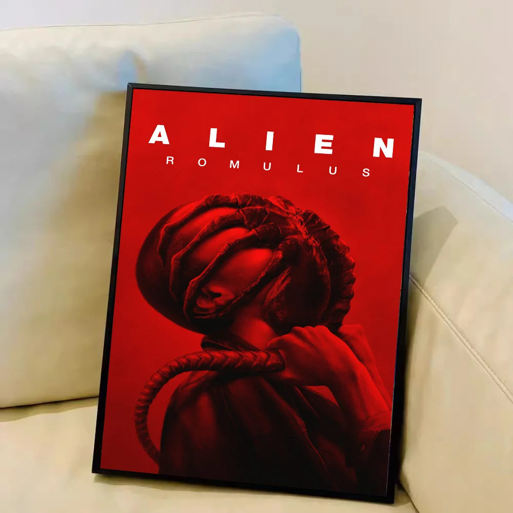 Movie a-Alien Romulus Anime Posters Sticky Whitepaper Prints Posters Artwork Kawaii Room Decor