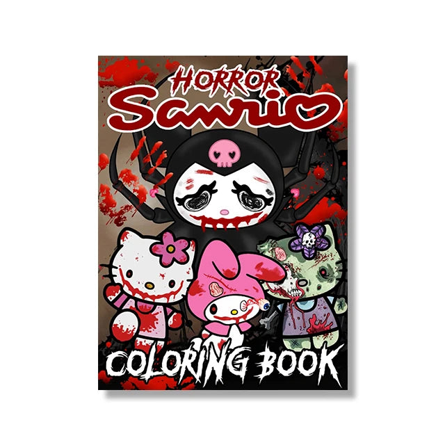 MINISO Cartoon Poster Sanrio Kuromi Hello Kitty Canvas Wall Art Print Mural Home Decoration Birthday Christmas Gift