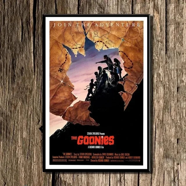 Classic The Goonies Moives Posters Print Wall Art Canvas Painting Films HD Picture for Living Room Home Decor Frameless Gift