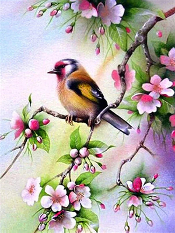The Bird On The Branch Personality DIY Full Drill Diamond Decorative Painting