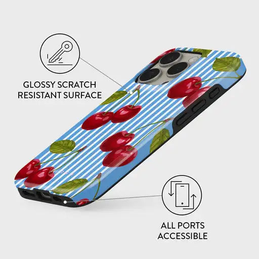 Sweet Moment BURGA Phone Case for iPhone 16 15 14 13 12 11 X XS XR XSMAX 7 8 Pro Max Plus Luxury Double-layer Back Cover